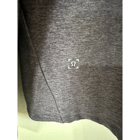 Lululemon Surge Warm 1/2 Zip Mens L Purple Pullover Long Sleeve Run Reflective - Picture 3 of 4